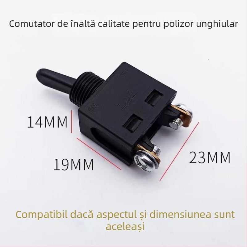 Makita 9523 poliză unghiulară, întrerupător universal, tip spate 100