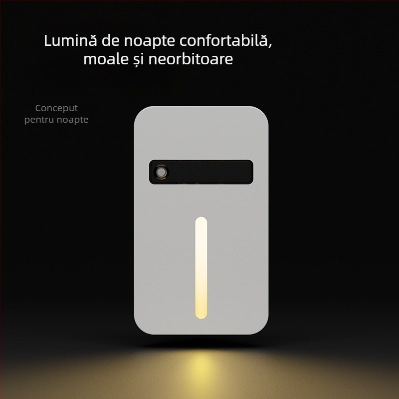 Lumina de noapte cu senzor de mișcare pentru dormitor și hol, iluminare ambientală pentru hol și scări