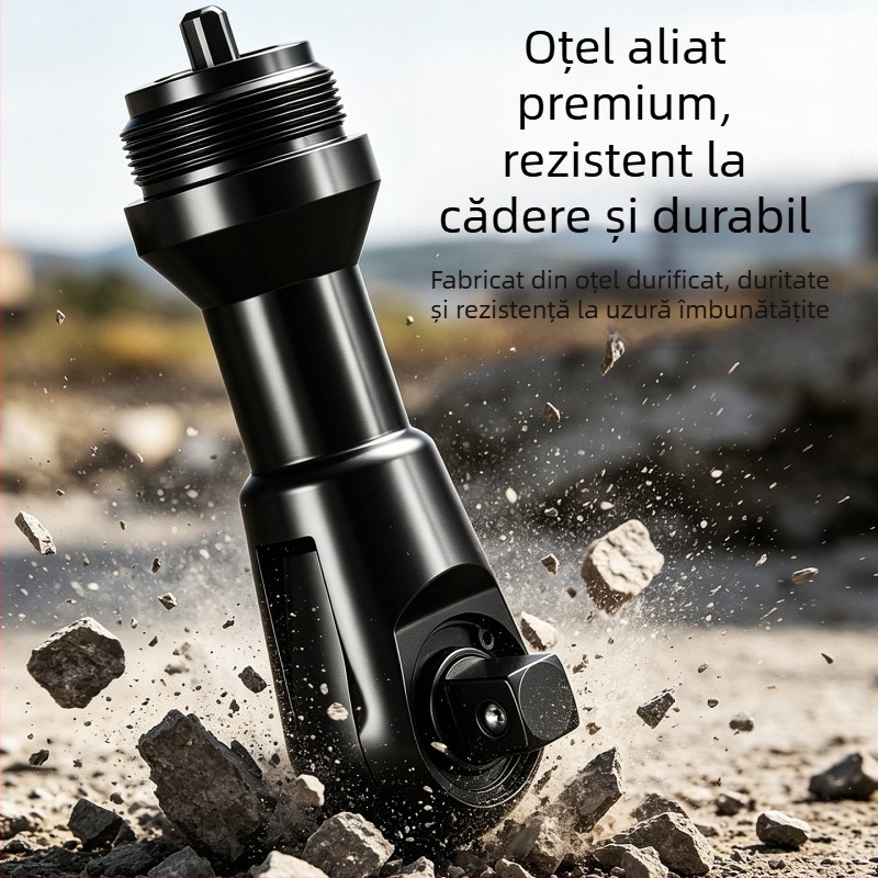 Capă de cheie electric cu rac M28, 1/2 inch, 72 dinți, bidirecțional, cuplu înalt