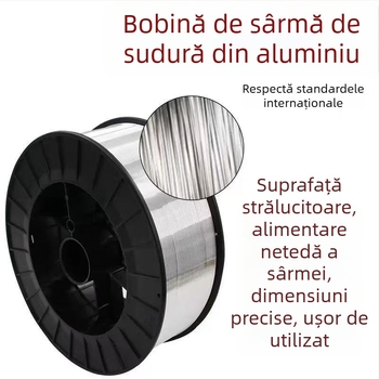 Fio de sudură din aluminiu pur ER1070 ER4043 ER4047 ER5356, aliaj aluminiu-magneziu, sudură cu arc gaz, diametru 1,2 mm