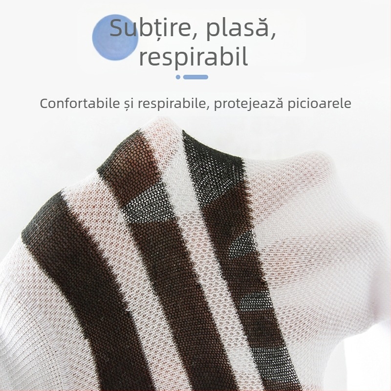Pomelo Ito Șosete de copii până la genunchi din bumbac cu plasă, vară subțiri și respirabile (3–8 ani, 100–140 cm)