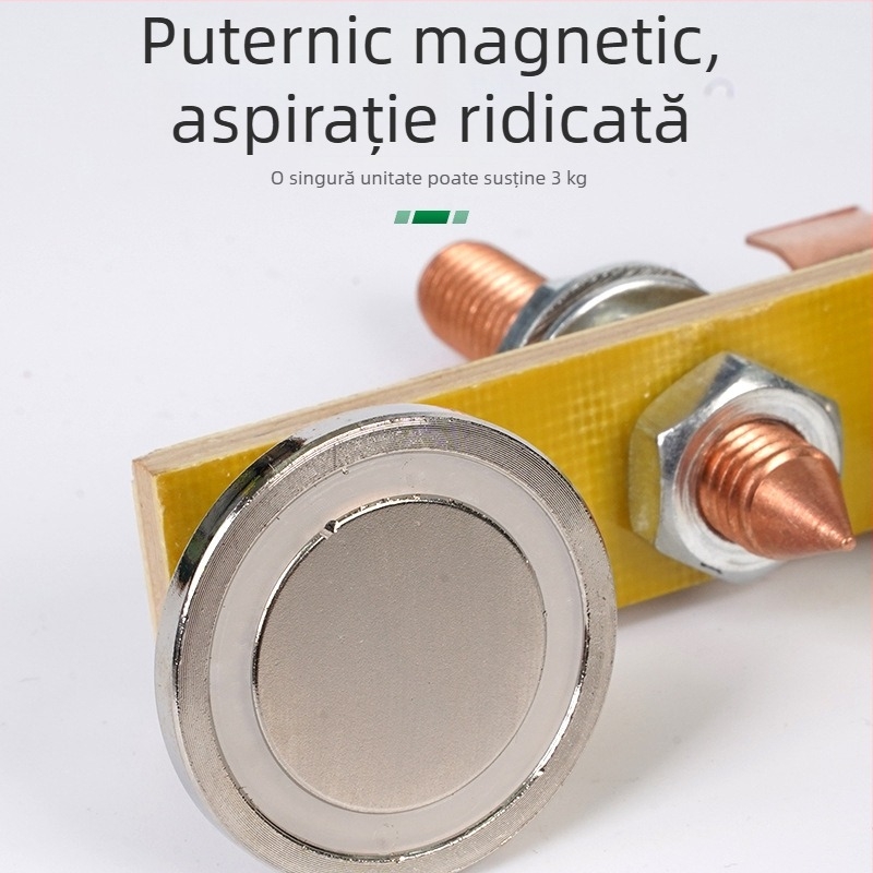 Instrument magnetic de împământare pentru reparații din tablă, clemă de împământare din cupru pentru sudură, mașină de formare auto, conductor de împământare