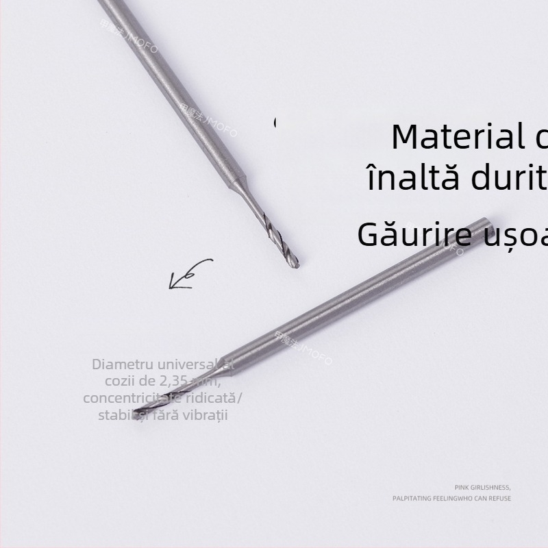 Cap de frezare unghii cu diamant încrustat, vârf extensibil pentru perforare rapidă, burghiu de manichiură din oțel wolfram