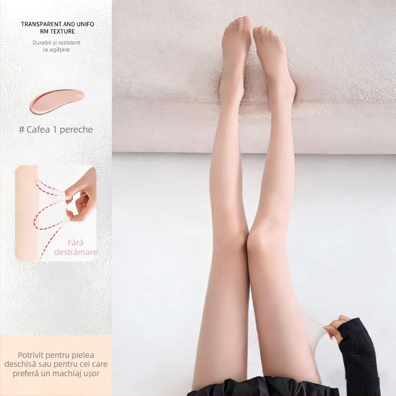 Dresuri pentru femei ultra-subțiri de vară, anti-încâlcire, durabile, sexy, nuanță naturală a pielii, protecție solară, ultra-subțiri, pentru însoțitoare de zbor