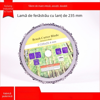 235 mm lamă cu lanț pentru prelucrarea lemnului, lame circulare de 9 inci și 7 inci pentru tuns iarba
