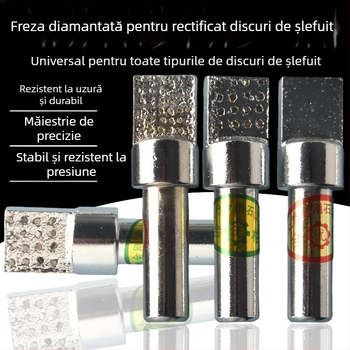 Unealtă de finisare cu diamant, cap pătrat din aliaj