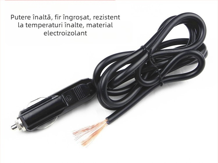 Plug brichetă auto (masculin) cu indicator luminos, 20A intern