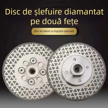 Disc diamantat electroplătit pentru tăierea și șlefuirea marmurii, granitului, plăcilor ceramice și cuarțului, diametru 100 mm