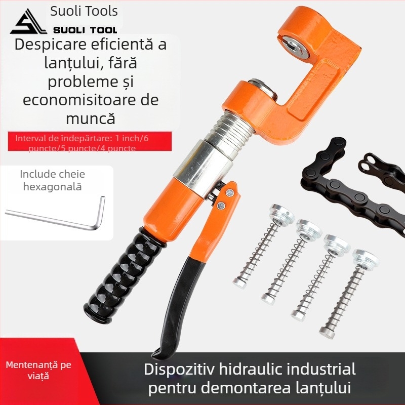 Despărțitor hidraulic pentru lanț cu funcționare manuală — LJL-8 unealtă multifuncțională pentru tăiere rapidă și demontare a lanțurilor