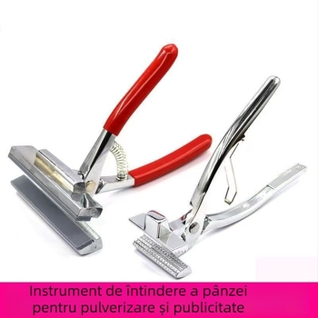 Clește de tensionare a țesăturii pentru broderie cu cruce, clemă cromată pentru pânză, clește pentru pictură cu ulei