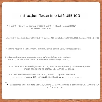 Tester de interfață USB și hub 3.2 – porturi Type-C și USB 3.0: funcție, curent și tensiune