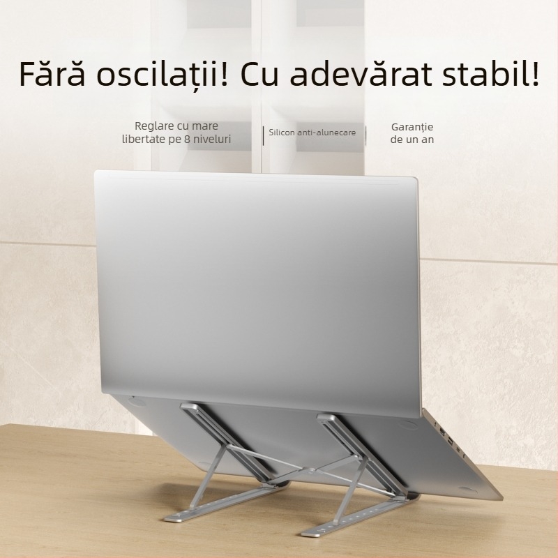 Suport pentru laptop din aliaj de aluminiu, seria M3, cu răcire