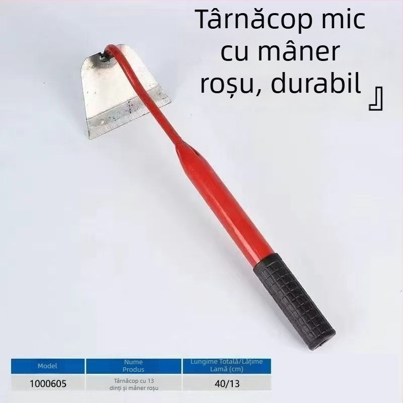 Lopată de grădină mică, multifuncțională, pentru îndepărtarea buruienilor și îngrijirea florilor, cap gol, unelte de grădină portabile