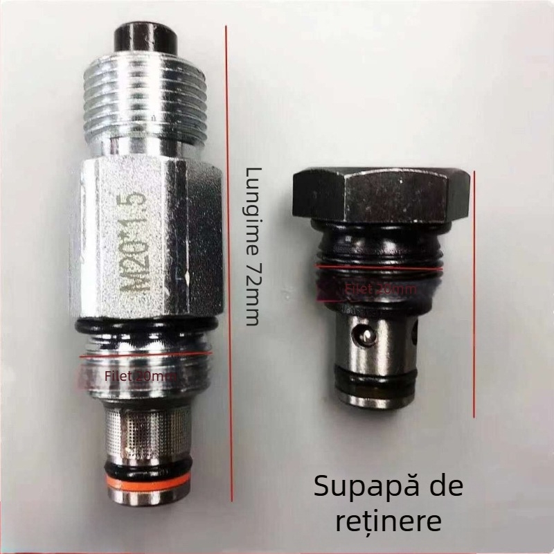 Set de valve pentru sistemul de ridicare auto: valvă de eliberare, valvă de sens unic, valvă de golire, valvă de retur al uleiului, valvă de coborâre