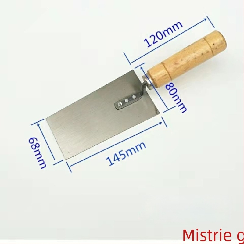 Spatulă pentru plăci cu nituri, cuțit trapezoidal pentru zidărie, cuțit pentru glet – unelte metalice de zidărie