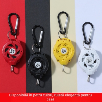 Bandă metrică din oțel, portabilă, 2 m