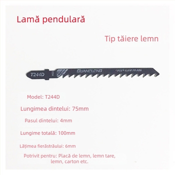 Lama fierăstrău pendular T118A, T244D, T111C, lamă pentru lemn cu dinți mari, pentru fierăstrău reciproc