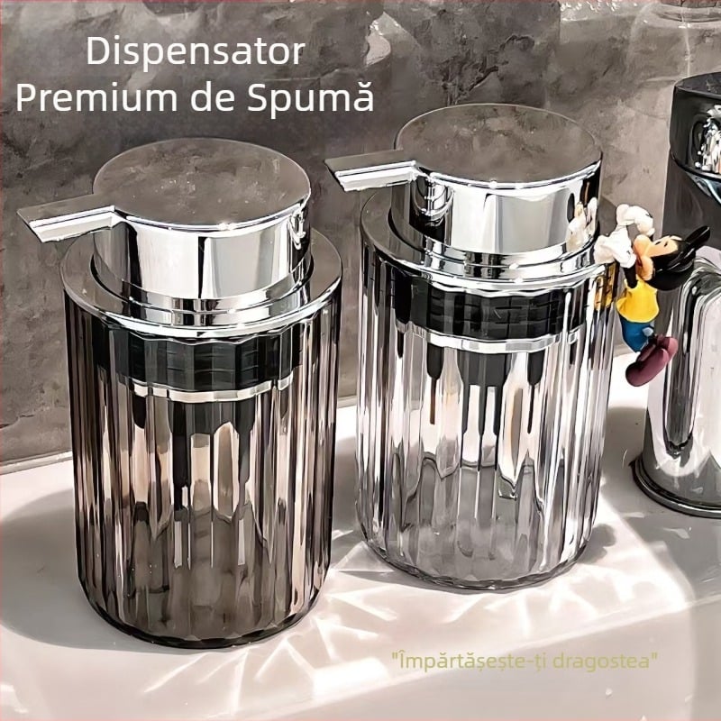 Dispenser de spumă de lux pentru săpun de mână, gel de curățare facial, gel de duș și șampon