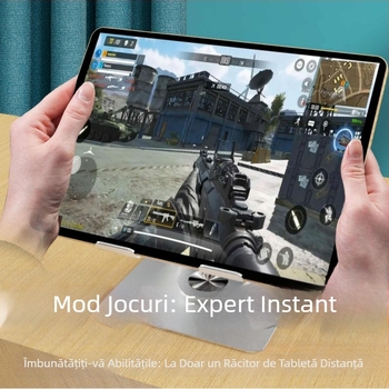 Suport de masă pentru tabletă cu rotație și radiator perforat pentru tablete de gaming DIY pe bază de semiconductori