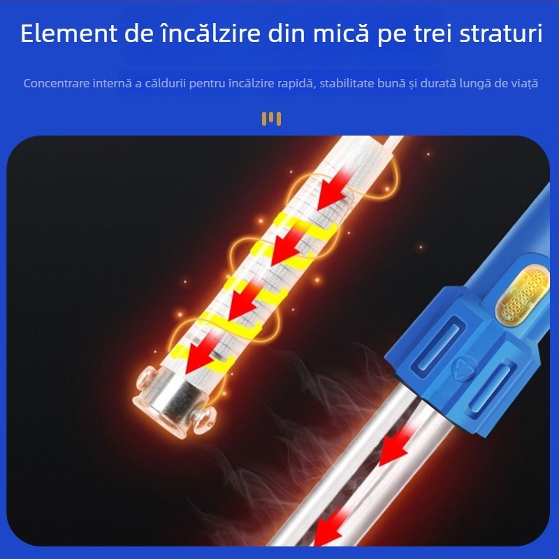 Fier de lipit electric Huanghua 660, durabil fără plumb, unealtă de sudură industrială, vârf de încălzire extern