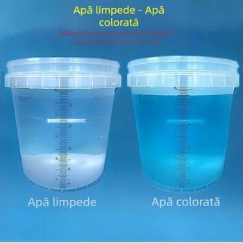 Recipient de măsurare, precizie înaltă, cu capacitate mare și scară, cană de plastic cu capac, pentru amestecuri de dezinfectant, 20 L