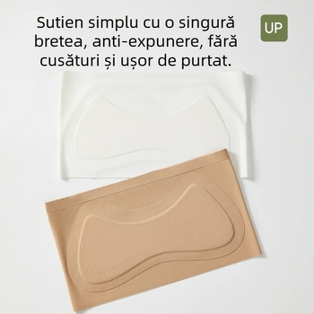 Sutien fără bretele pentru fete, invizibil, anti-alunecare, vară, model subțire pentru copii 9–13 ani
