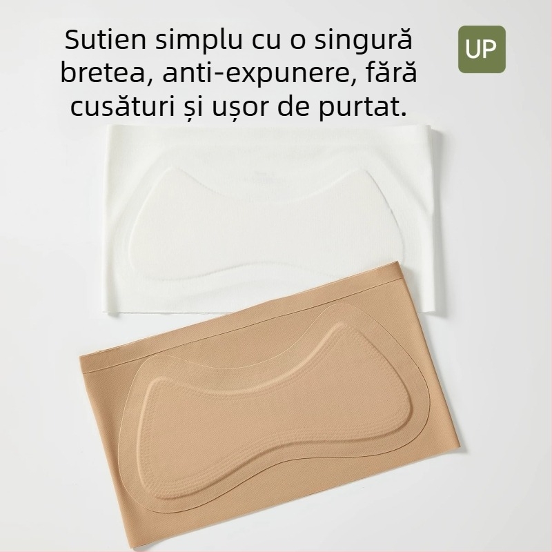 Sutien fără bretele pentru fete, invizibil, anti-alunecare, vară, model subțire pentru copii 9–13 ani