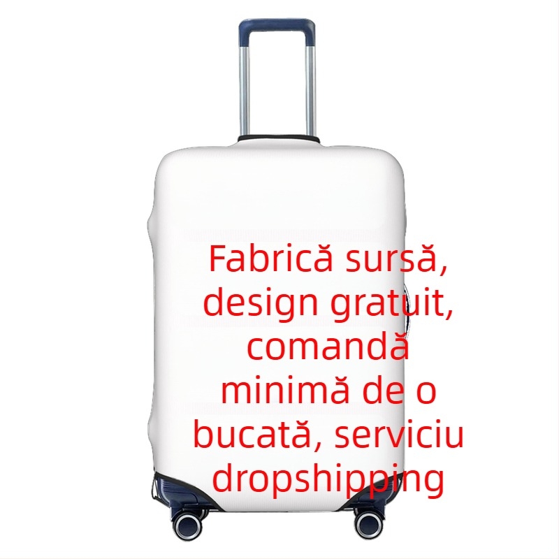 Husă pentru bagaje cu model peisaj, personalizabilă, 20-35L, poliester, respirabilă, rezistentă la uzură, pentru călătorii