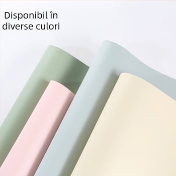 Padă pentru birou și mouse cu suprafață din silicon, impermeabilă și rezistentă la căldură, ușor de curățat, culoare solidă