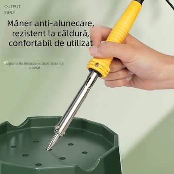 Instrument pentru perforarea găurilor în ghivece: fier de lipire electric și stilou de lipire la cald, mâner din plastic, unealtă manuală de uz casnic