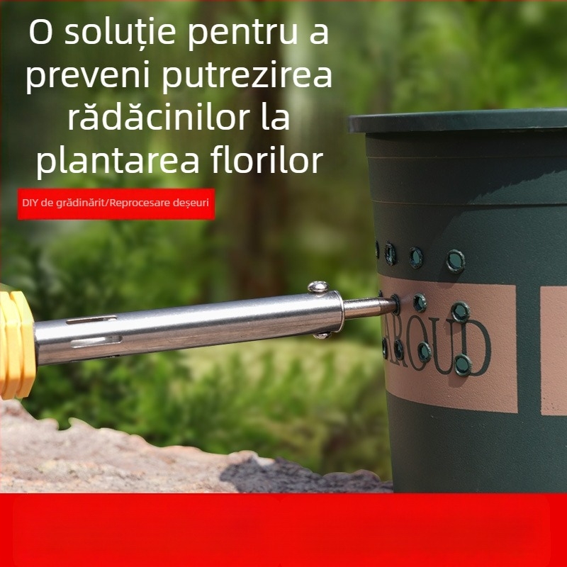 Instrument pentru perforarea găurilor în ghivece: fier de lipire electric și stilou de lipire la cald, mâner din plastic, unealtă manuală de uz casnic