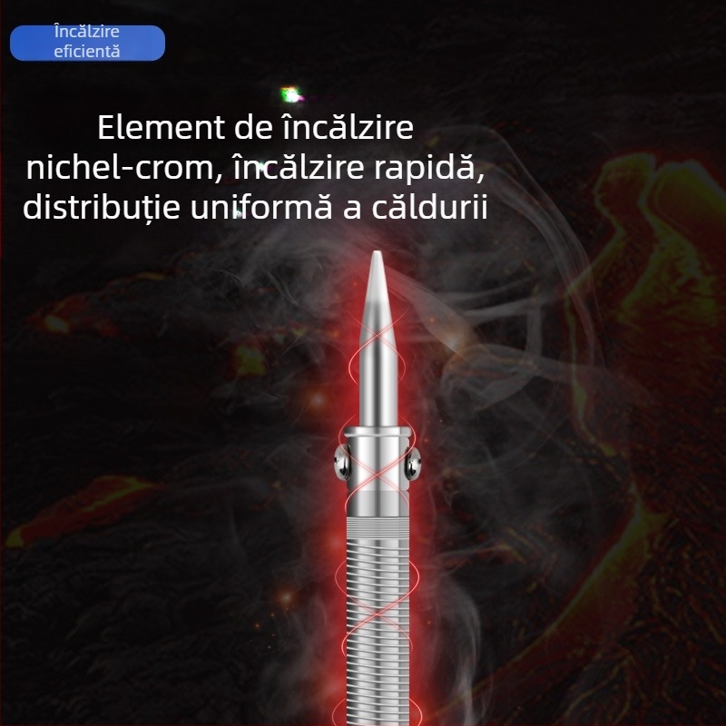 Instrument pentru perforarea găurilor în ghivece: fier de lipire electric și stilou de lipire la cald, mâner din plastic, unealtă manuală de uz casnic