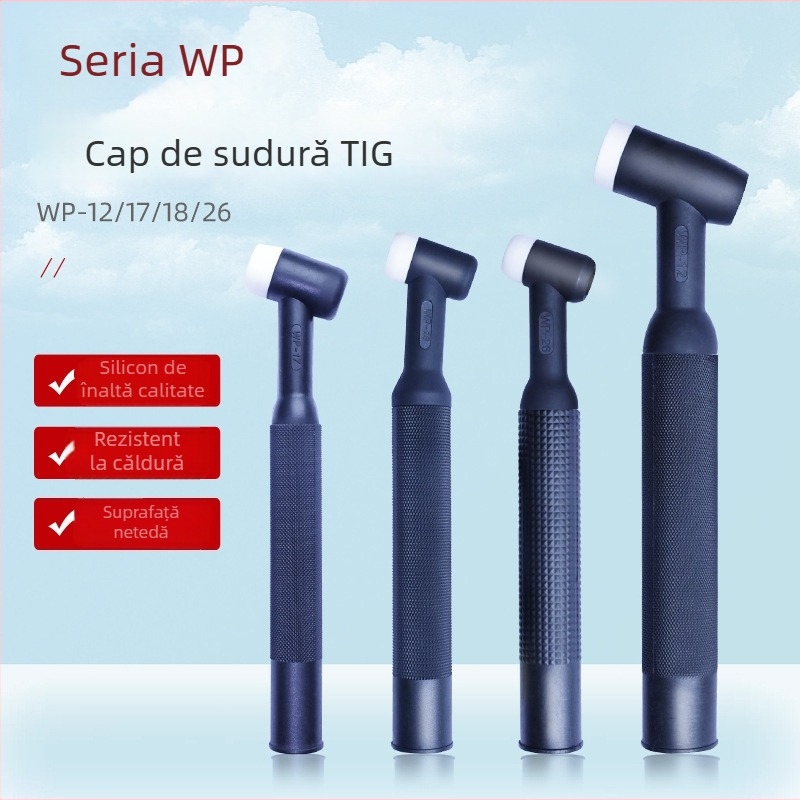 Accesorii pentru sudură cu arc argon: pistol de sudură cu răcire prin apă WP17/WP18 și ansamblu duză WP26 cu răcire prin aer