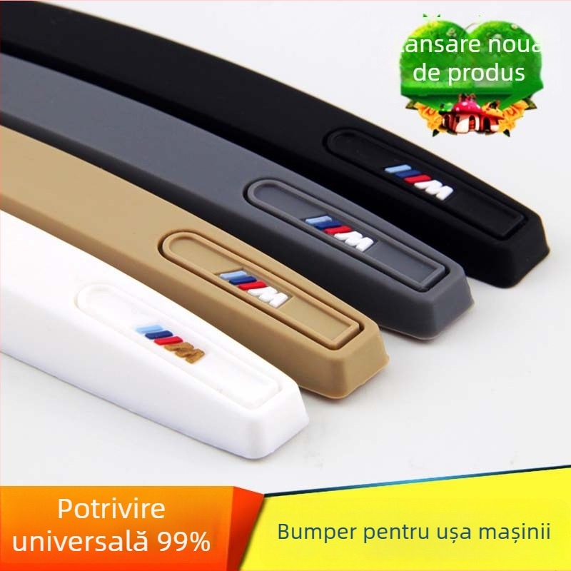 Bandă din silicon pentru marginea ușii autoturismului – protecție împotriva impactului și zgârieturilor, bandă decorativă pentru marginea ușii
