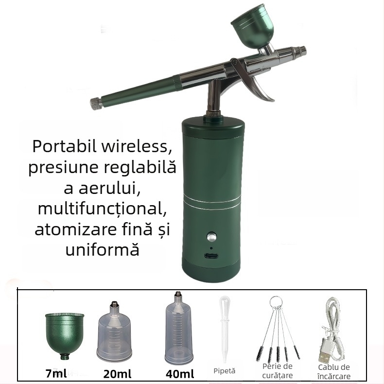 Pistol electric multifuncțional cu declanșator pentru vopsire cu acrilic și manichiură