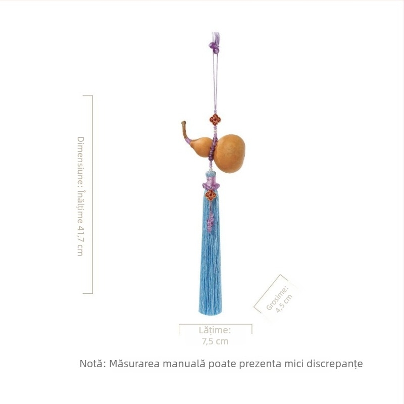 Pandantiv din dovleac cu deschidere, monedele celor cinci împărați, pandantiv pentru mașină, decor interior pentru oglinda retrovizoare, pentru bărbați și femei