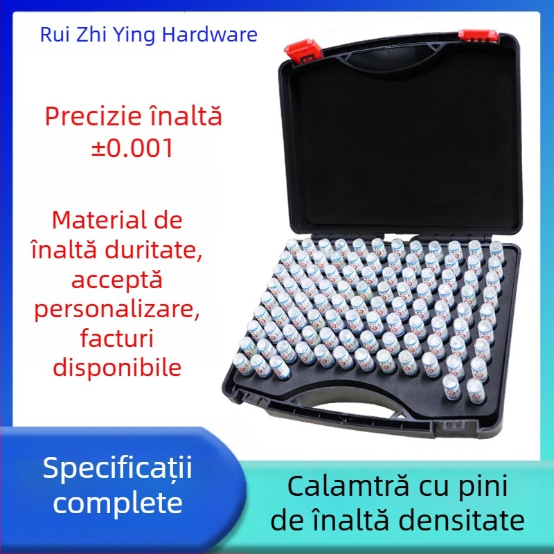 Calibru de ac de înaltă precizie, calibru standard pentru pini și dopuri, interval 0,1–30 (interval 0,01)