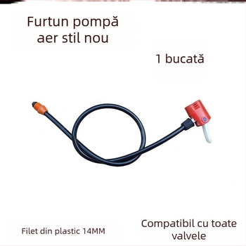 Set adaptoare duză pompă bicicletă cu furtun