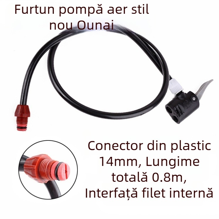 Set adaptoare duză pompă bicicletă cu furtun