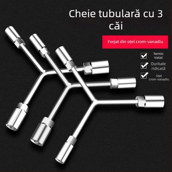 Cheie cu șurub universală în formă de Y, lungă – unealtă manuală triunghiulară multifuncțională pentru motociclete