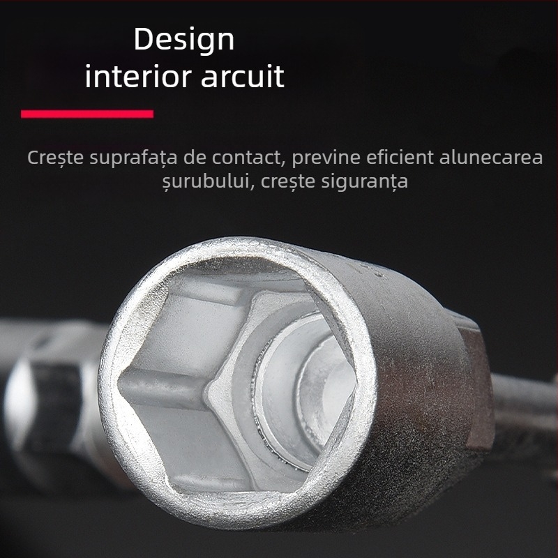 Cheie cu șurub universală în formă de Y, lungă – unealtă manuală triunghiulară multifuncțională pentru motociclete