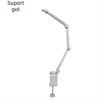 Suport pentru telefon din aliaj de aluminiu, suport pentru tabletă, braț cantilever multifuncțional, pliabil și depozitabil, rotire la 360°