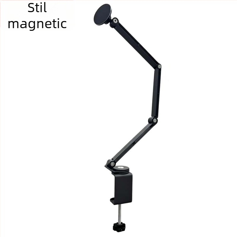 Suport pentru telefon din aliaj de aluminiu, suport pentru tabletă, braț cantilever multifuncțional, pliabil și depozitabil, rotire la 360°