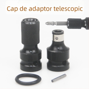 East and cheie electrică cu cap de conversie din tub elastic telescopic, convertor hexagonal, 1/2" drive, 1/4" hex tool