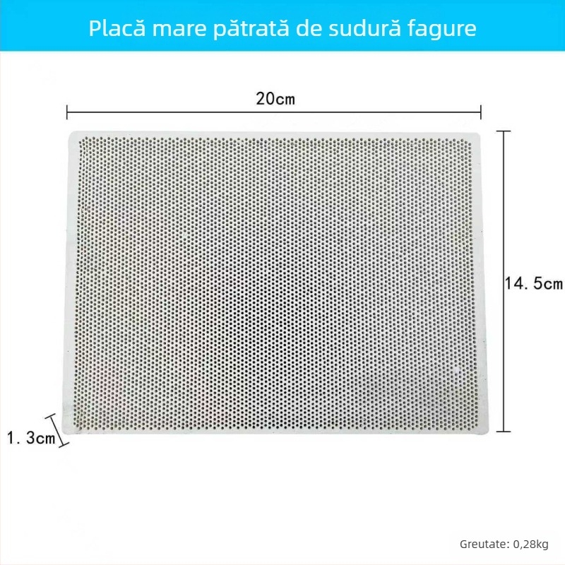 Cărămidă refractară cu structură în faguri, stație de lipire pătrată cu șase picioare, placă de lipire permeabilă pentru bijuterii