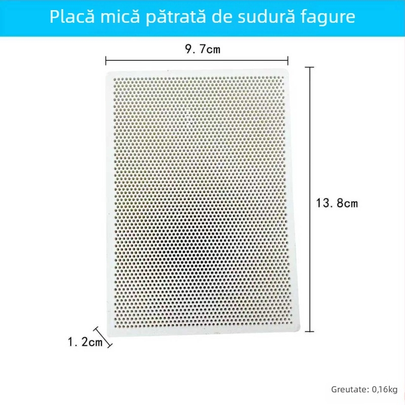 Cărămidă refractară cu structură în faguri, stație de lipire pătrată cu șase picioare, placă de lipire permeabilă pentru bijuterii