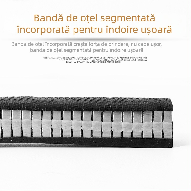 Bandă de etanșare din cauciuc nitril în formă de U pentru protecția marginilor cadrelor din tablă metalică