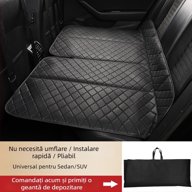 Pat de dormit pliabil pentru mașină, fără aer — saltea pentru dormit pe bancheta din spate, călătorii și camping