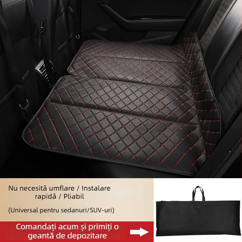 Pat de dormit pliabil pentru mașină, fără aer — saltea pentru dormit pe bancheta din spate, călătorii și camping