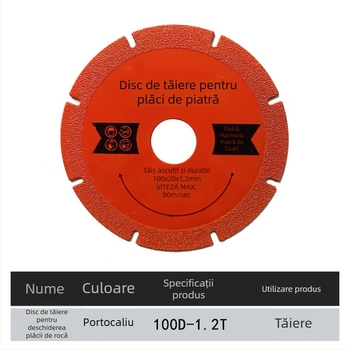 Disc diamant pentru tăierea și finisarea panourilor din piatră și a sticlei ultra-subțiri